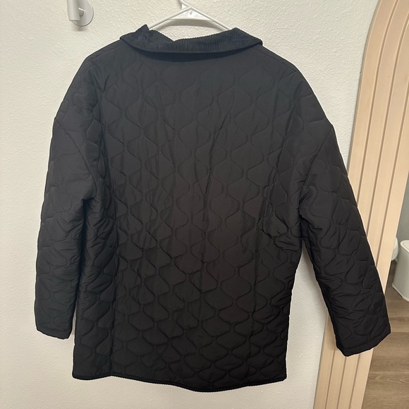 PRINCESS POLLY BLACK QUILTED JACKET - Picture 8 of 14